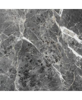 Faux Marble Rectangular Coffee Table for Modern Living Room Decor