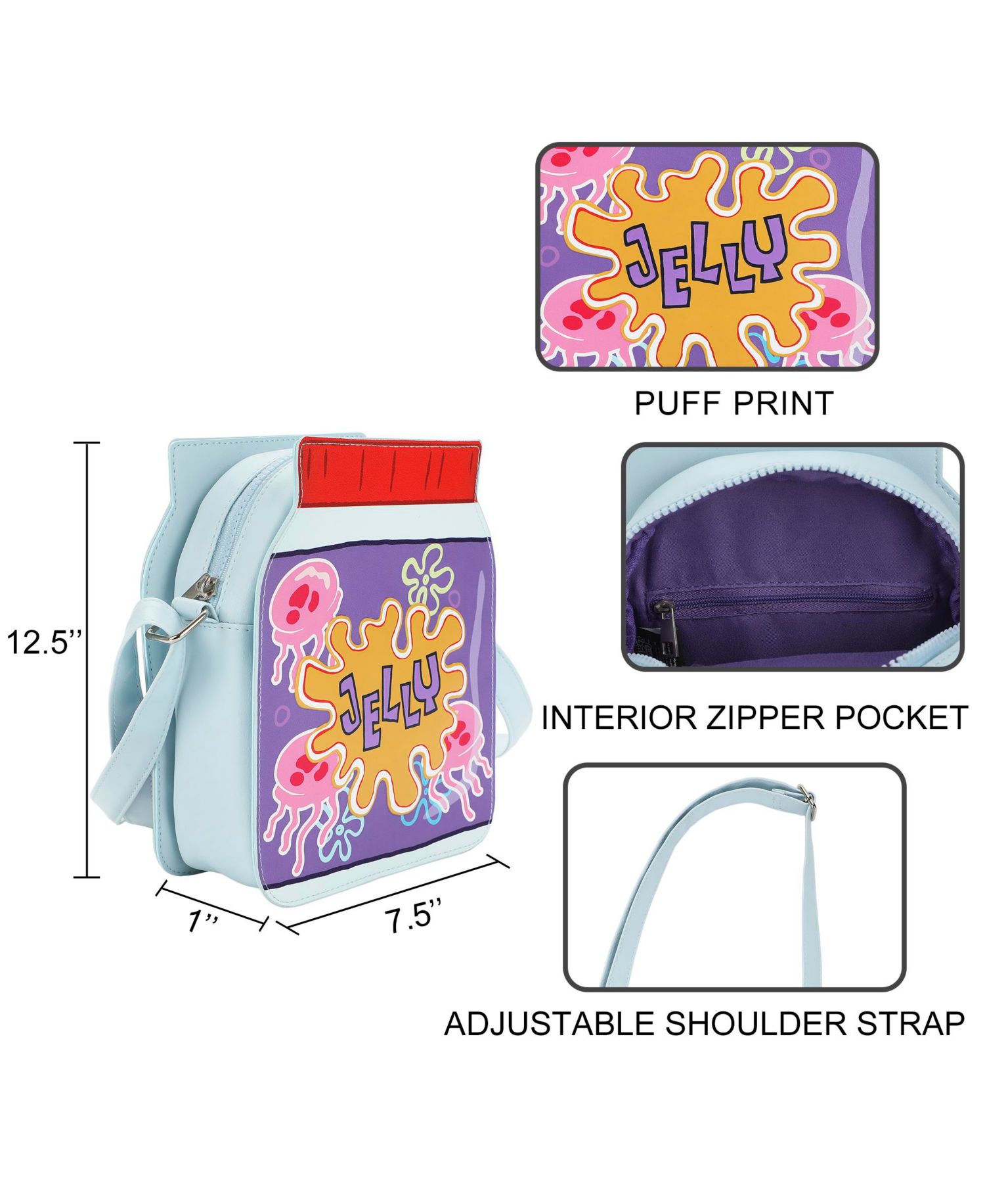Jelly Jar 12.5" Women's Crossbody Bag