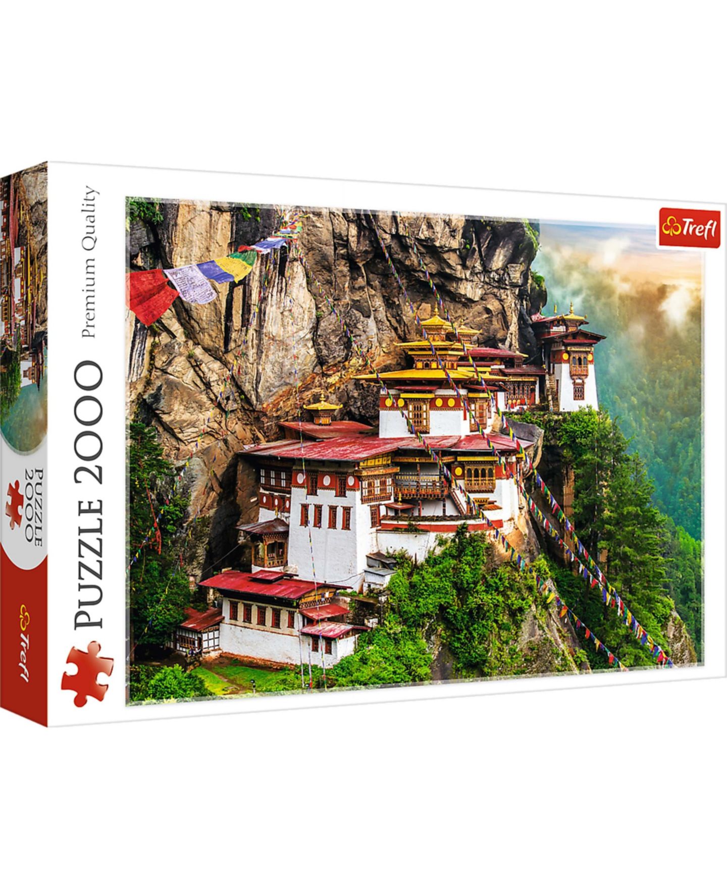 Детская игрушка Trefl Tiger's Nest, Bhutan 2000 Piece Puzzle, Ages 10+, цвет: Разноцветный — фото 1