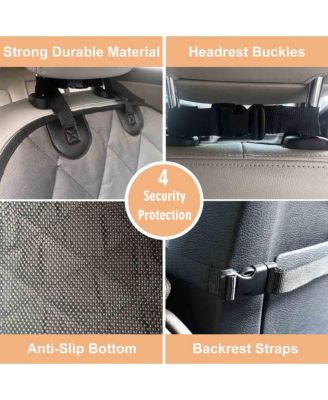 Quilted Pet Front Car Seat Cover: 40" - Grey