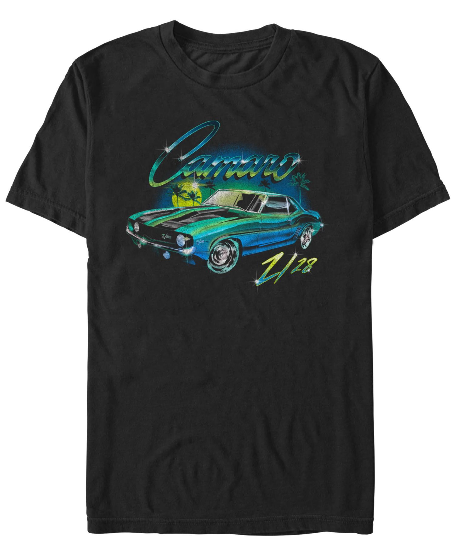 Men's Brushed Camaro Simple Short Sleeve T-Shirt