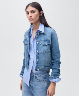Women's Crop Denim Jacket