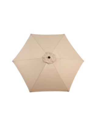 Streamdale 9ft Outdoor Patio Umbrella, Tilt & Crank, Khaki (Base Not Included)