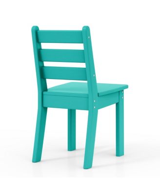 Kids 5-Piece HDPE Dining Table and Chairs Set