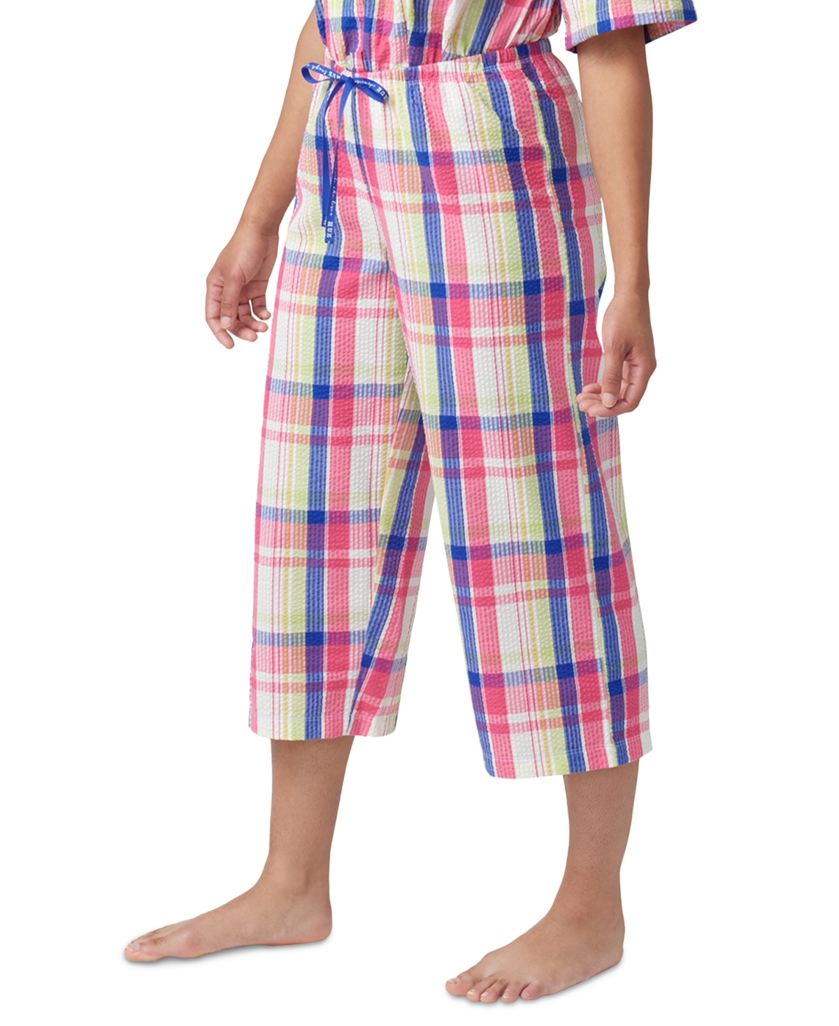 Shop Hue Women's Seersucker Capri Pajama Pants