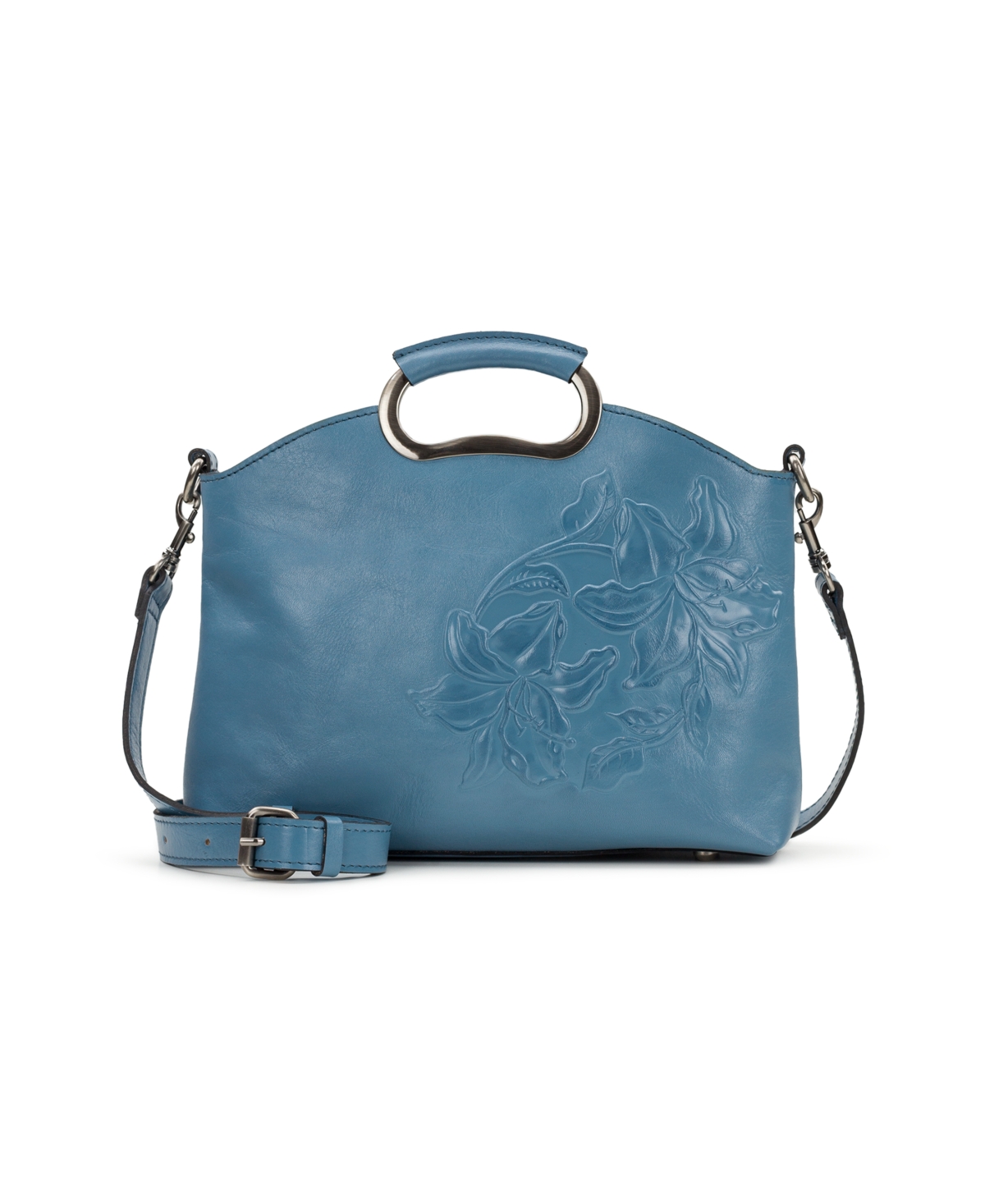 Valetta Top Handle Crossbody Bag - Blue Fog