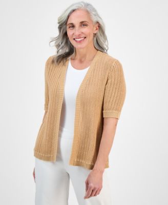 Style & Co - Petite Summer Cotton Cardigan, Exclusively at Macy's