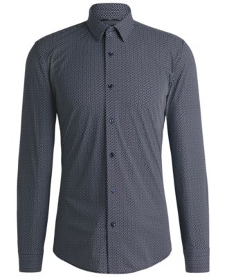 Men's Slim-Fit Performance Dress Shirt