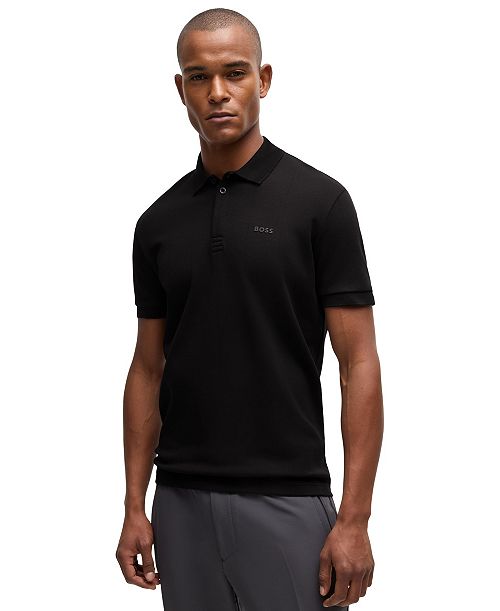 alfani BOSS by Hugo Boss Men's Drop Needle Stitching Paddy Polo Brands