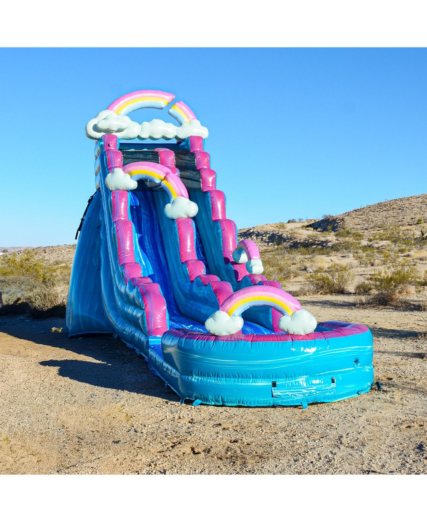 Детская игрушка Jumporange 19 I'Mperfectly Detachable Deep Pool Water Slide with Blower, 19'H x 36'L, For up to 2 People, Ages 3+, цвет: Open Miscellaneous — фото 3