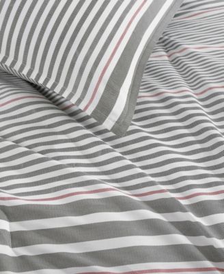 Danbury Stripe Cotton 2-Pc. Comforter Set, Twin/Twin XL