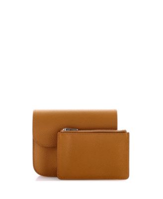 Pre-Owned Hermes Constance Slim Wallet Epsom