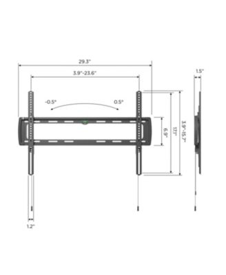 Premium Fixed TV Wall Mount for 37" to 110" TVs Up to 143lbs