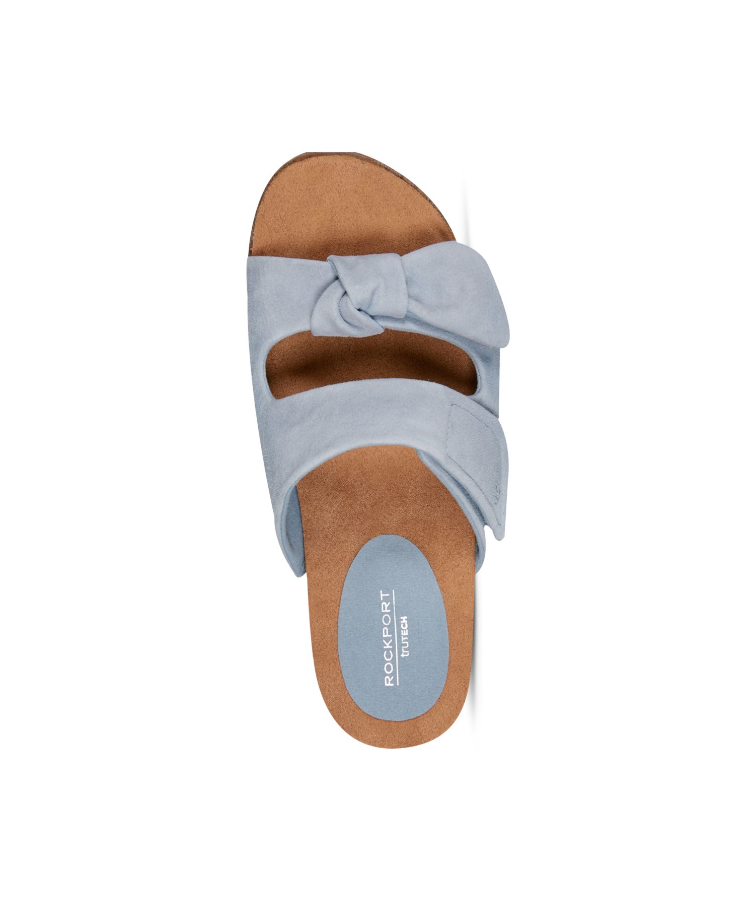 Women's Zova Bow Flat Slip-On Footbed Sandals