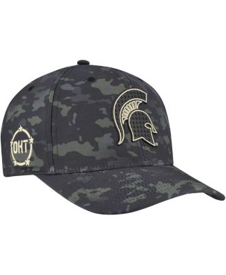 Top of the World - Men's Black Michigan State Spartans Operation Hat Trick Adjustable Hat