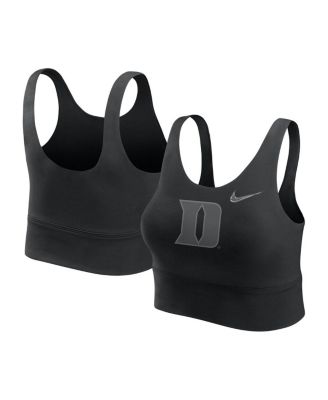 Nike - Women's&nbsp;Black Duke Blue Devils Performance Long Line Sports Bra