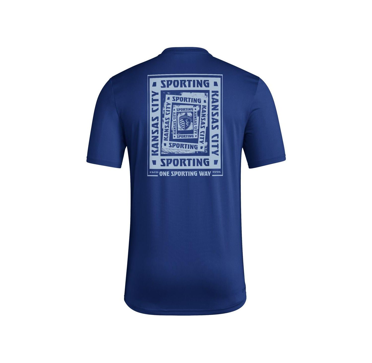 Men's Navy Sporting Kansas City Local Wrap T-Shirt