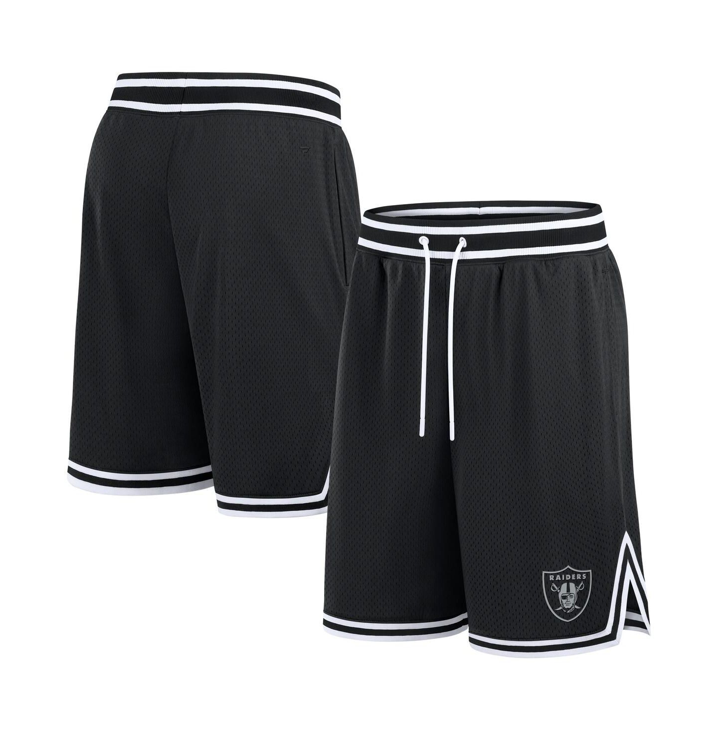 Мужские шорты Fanatics Black Las Vegas Raiders Elements Future Ground — фото 1