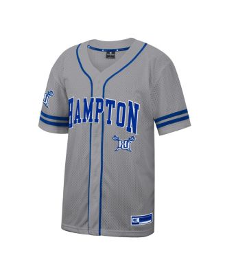 Men's Gray Hampton Pirates Free Spirited Baseball Jersey