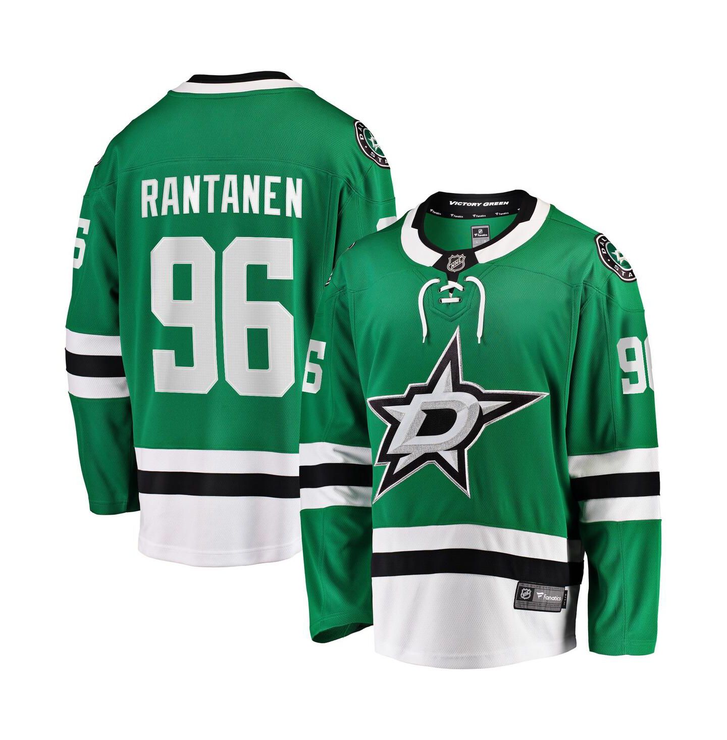 Мужской топ Fanatics Mikko Rantanen Kelly Green Dallas Stars Home Breakaway Jersey — фото 1