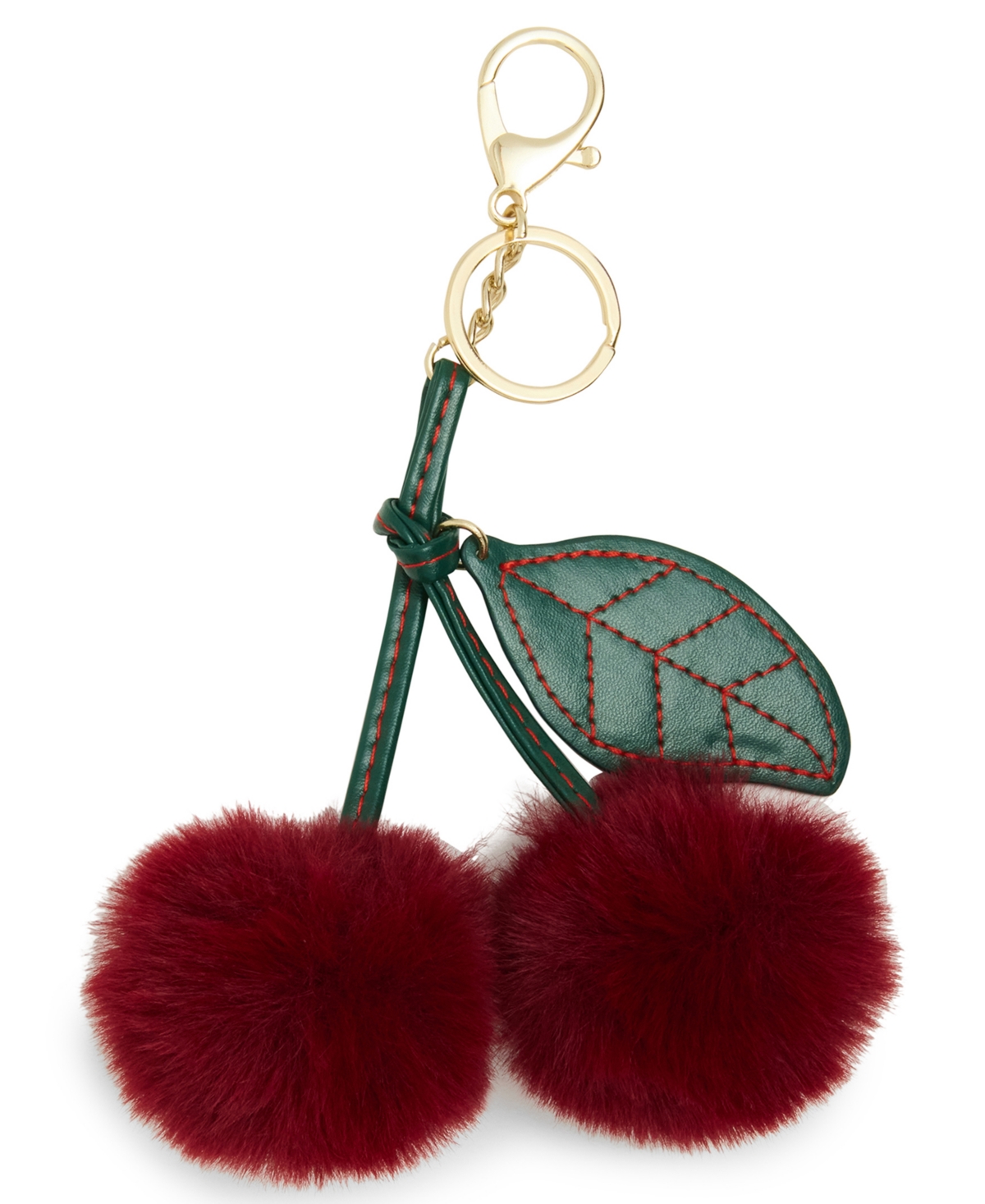 Cherry Pom Pom Bag Charms - Multi