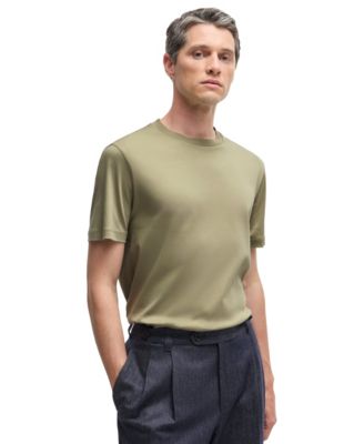 Men's Regular-Fit Mercerized-Cotton T-Shirt