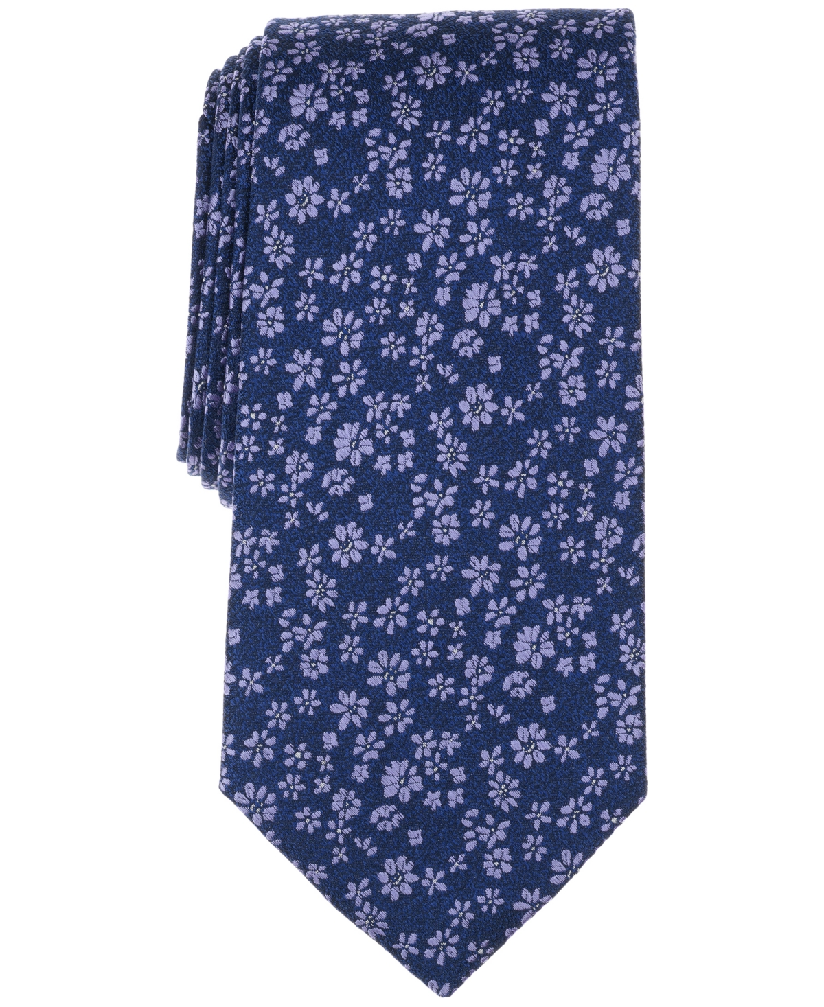 Men's Belle Floral Tie - Purple