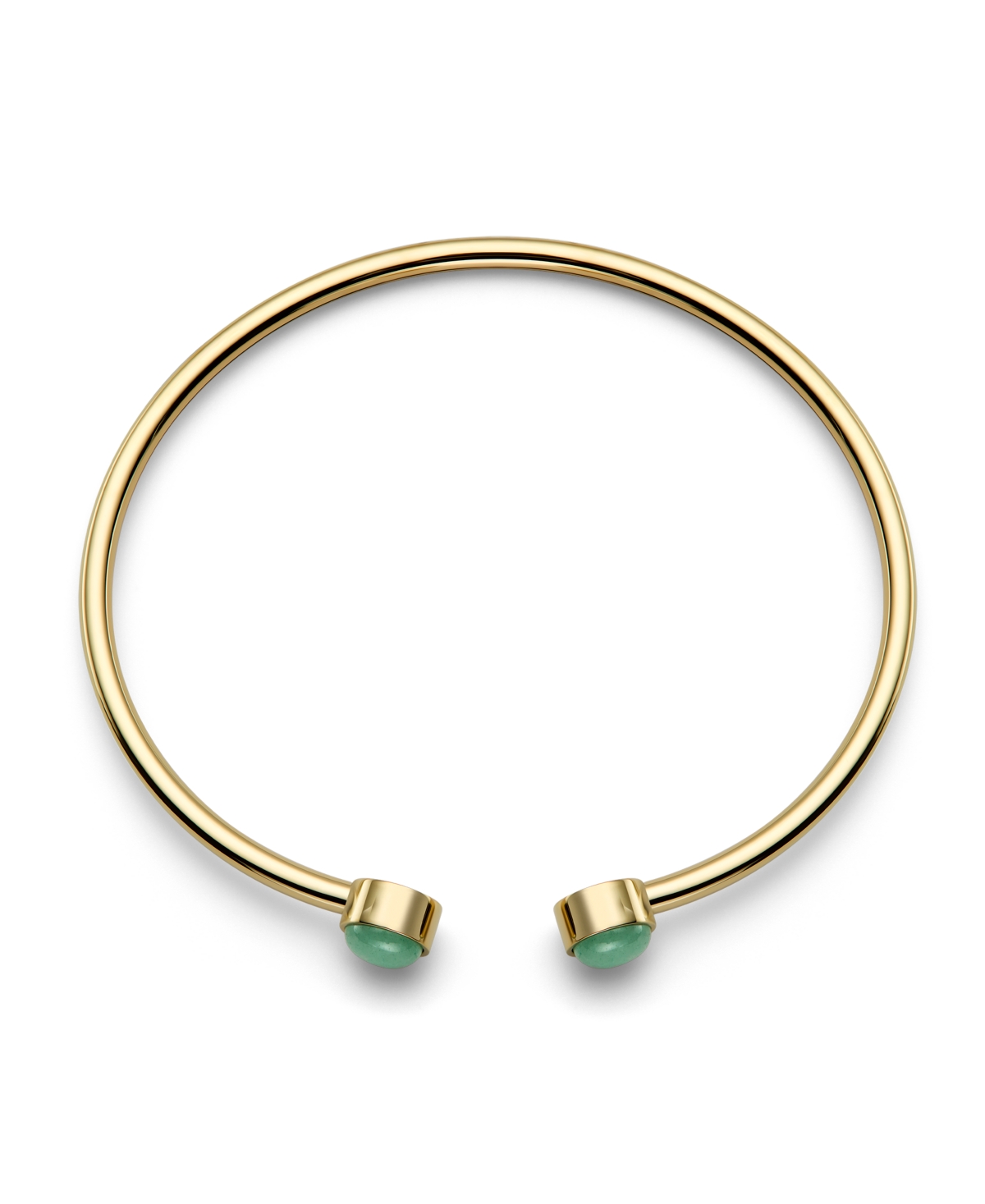 Women's Gold Tone Stainless Steel Bangle Bracelet - Gold