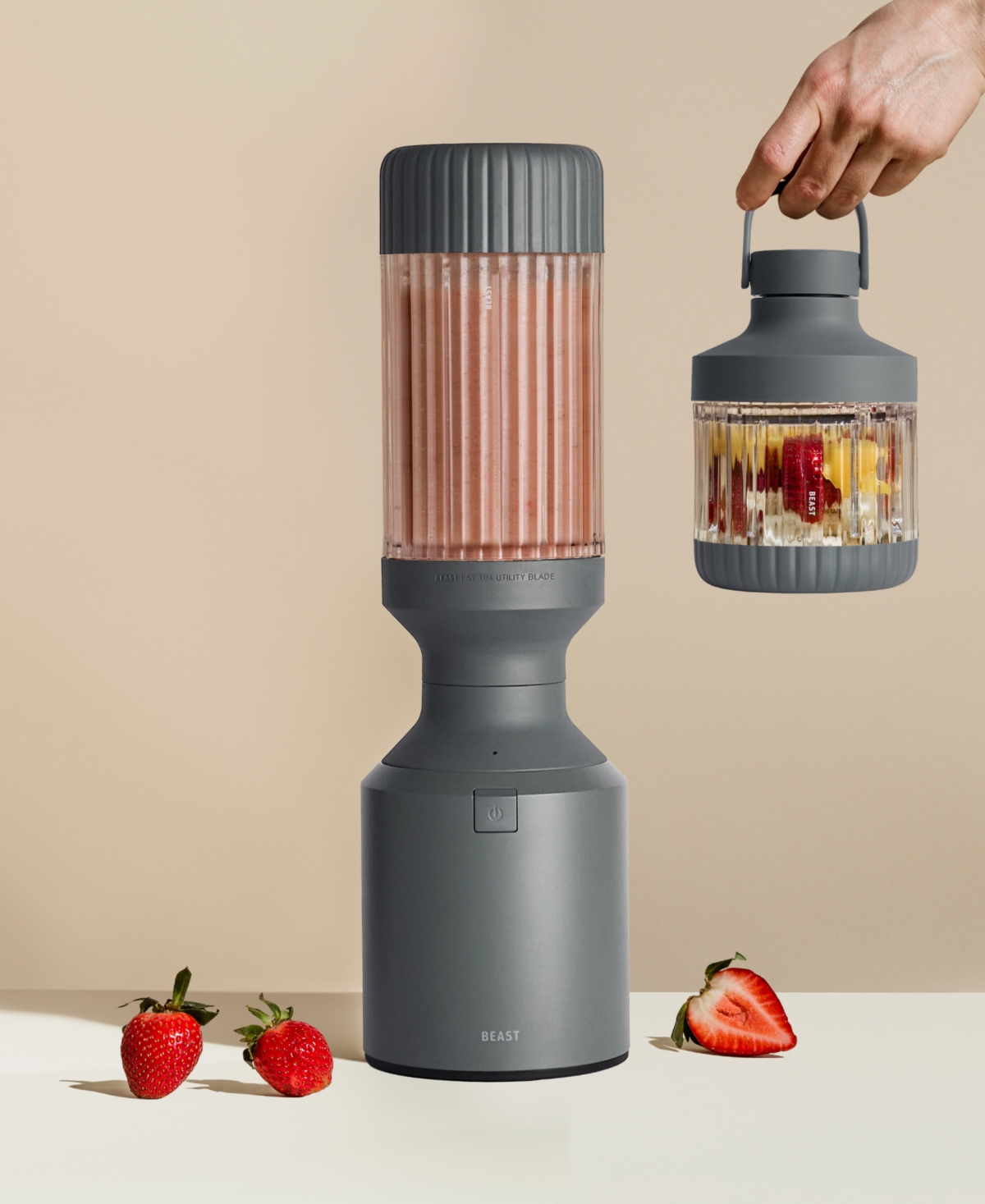 Beast Health Beast Mega 1200 Blender In Charcoal