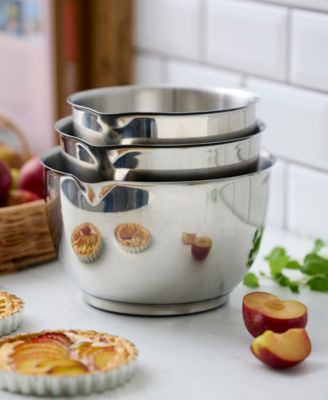 Steel 3-Piece Mixing Bowl Set