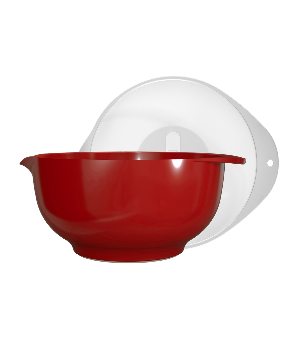 Rosti Margrethe 5.3-quart Mixing Bowl With Lid In Red