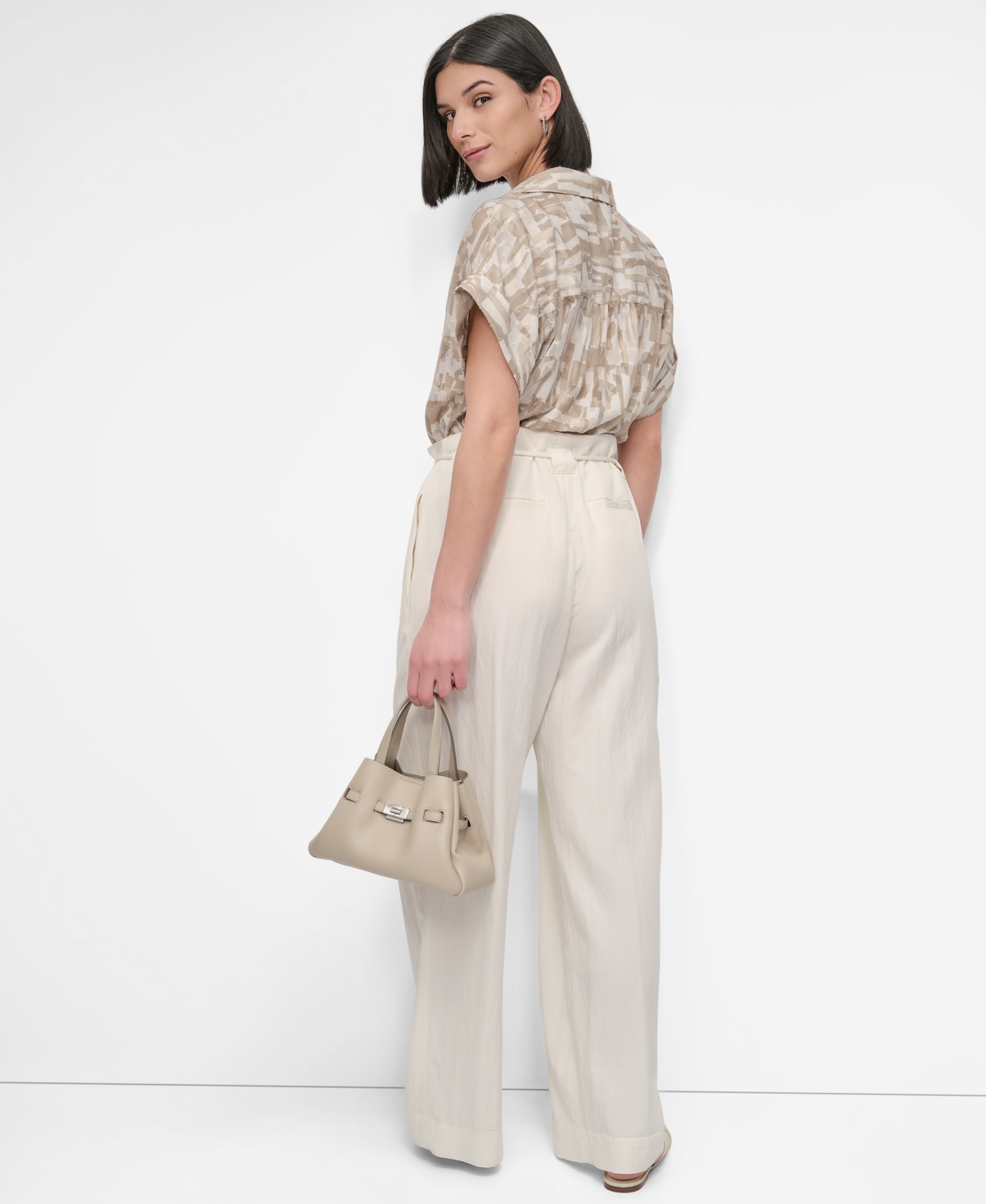 Dkny Allover Print Button-up Shirt