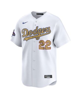 Nike Men's Clayton Kershaw White Los Angeles Dodgers 2025 Gold