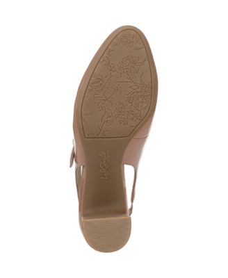 Women's Trust Block Heel Mary Jane Slingback Pumps