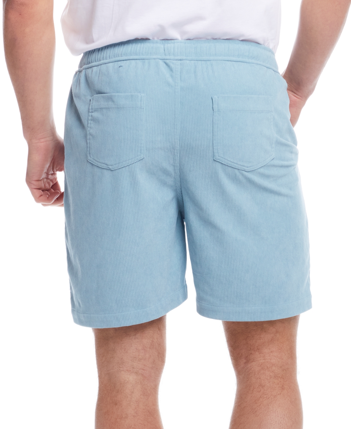 Weatherproof Vintage Men's Regular-fit 6" Corduroy Cabana Shorts In Teal Mist