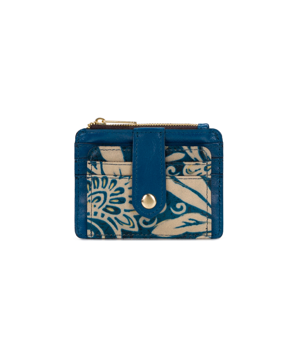 PATRICIA NASH CASSIS ID SMALL PRINTED LEATHER WALLET 