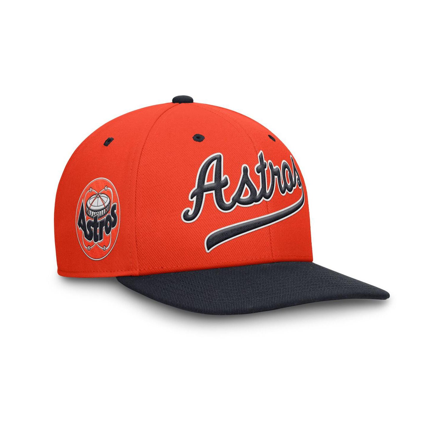 Men's Orange/Navy Houston Astros Cooperstown Collection Pro Performance Snapback Hat