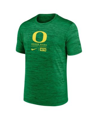 Men's Green Oregon Ducks Campus Center Block Velocity Performance T-Shirt