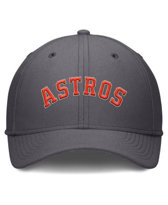 Men's Charcoal Houston Astros Swoosh Performance Flex Hat