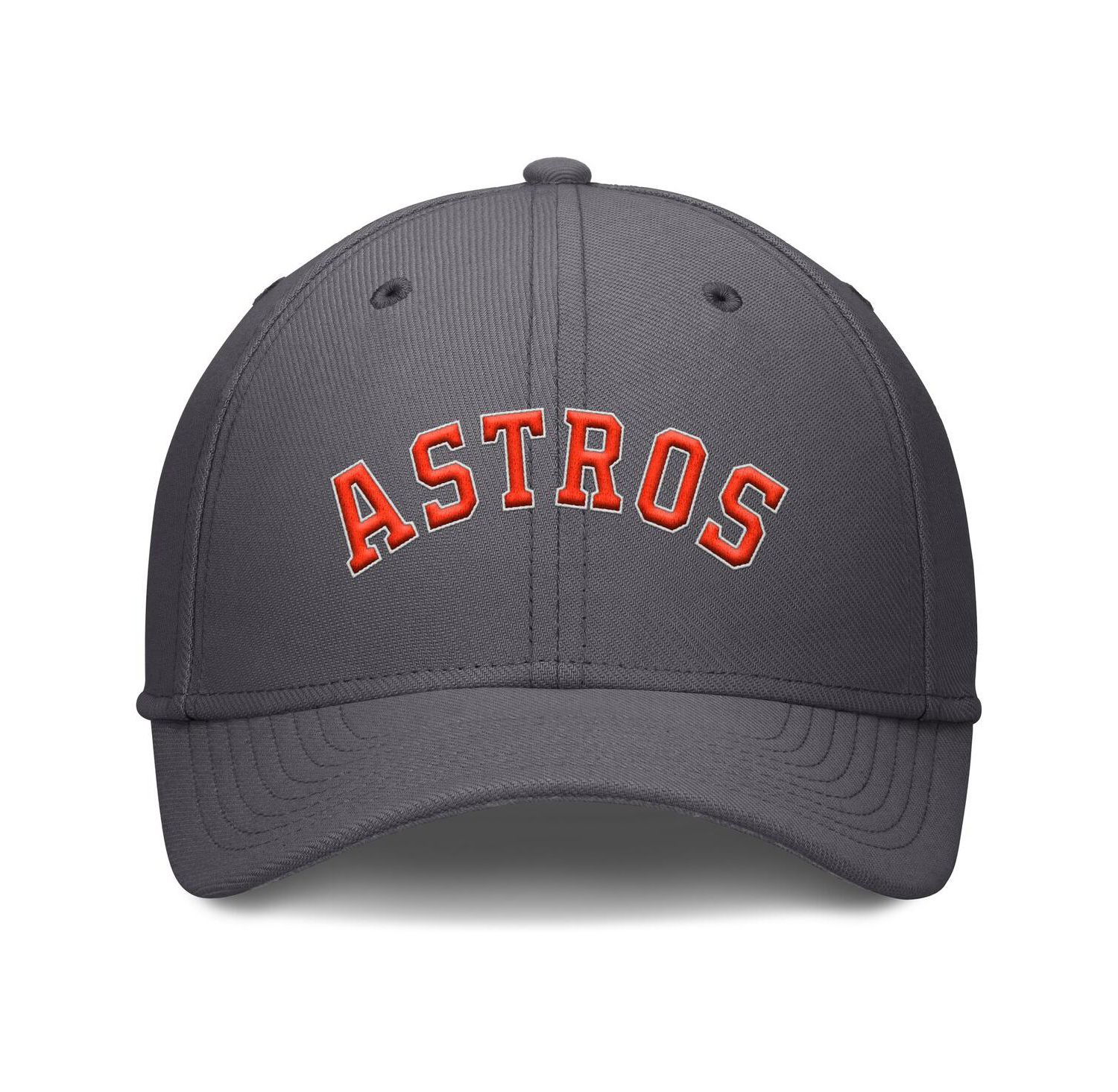Men's Charcoal Houston Astros Swoosh Performance Flex Hat