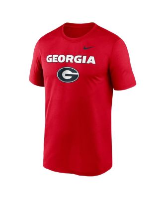 Men's Red Georgia Bulldogs Lockup Legend Performance T-Shirt