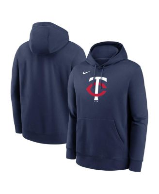 Nike - Men's Navy Minnesota Twins Logo Club Fleece Pullover Hoodie