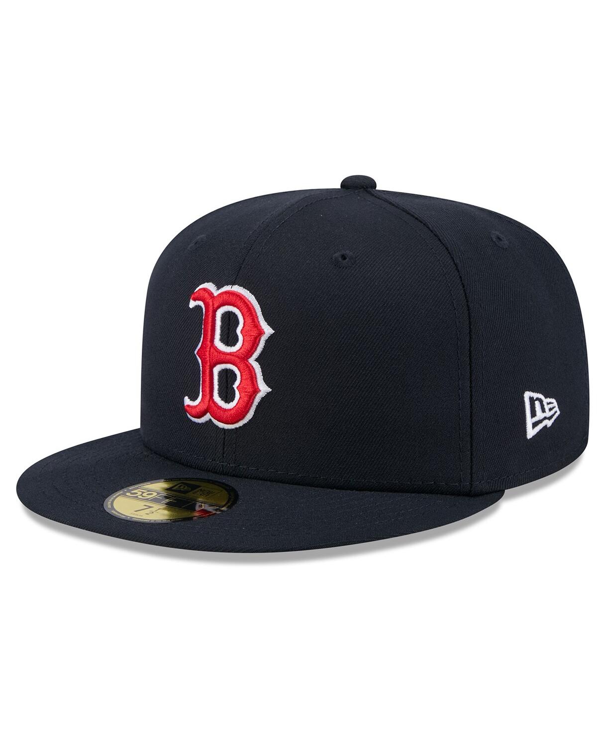 Shop New Era Men's Navy Boston Red Sox 2025 Jackie Robinson Day 59fifty Fitted Hat