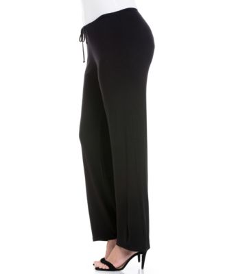 Plus Size Comfortable Stretch Draw String Pants