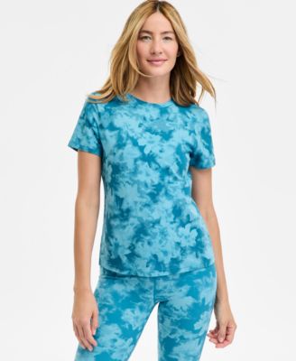 ID Ideology - Women's Cotton-Blend Abstract Printed T-Shirt