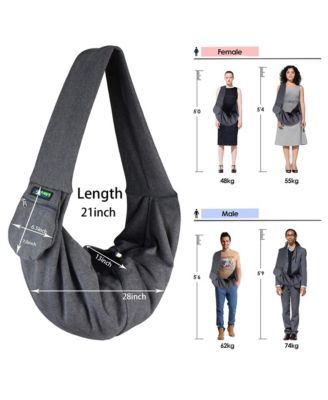Comfy Pet Sling: Grey