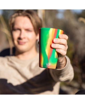 Pint Glasses: 2 pk - Hibiscus