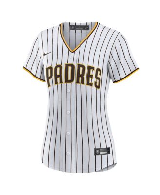 Women's White San Diego Padres 1 Mom Home Replica Jersey