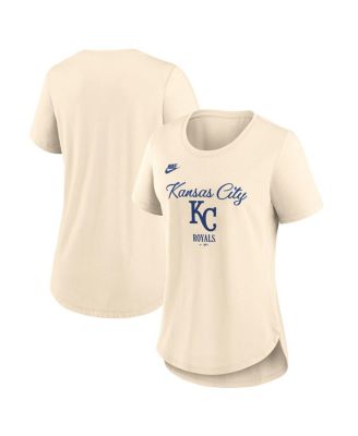 Nike - Women's Natural Kansas City Royals Cooperstown Collection Tri-Blend T-Shirt