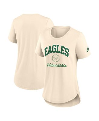 Nike - Women's Natural Philadelphia Eagles Rewind Tri-Blend T-Shirt